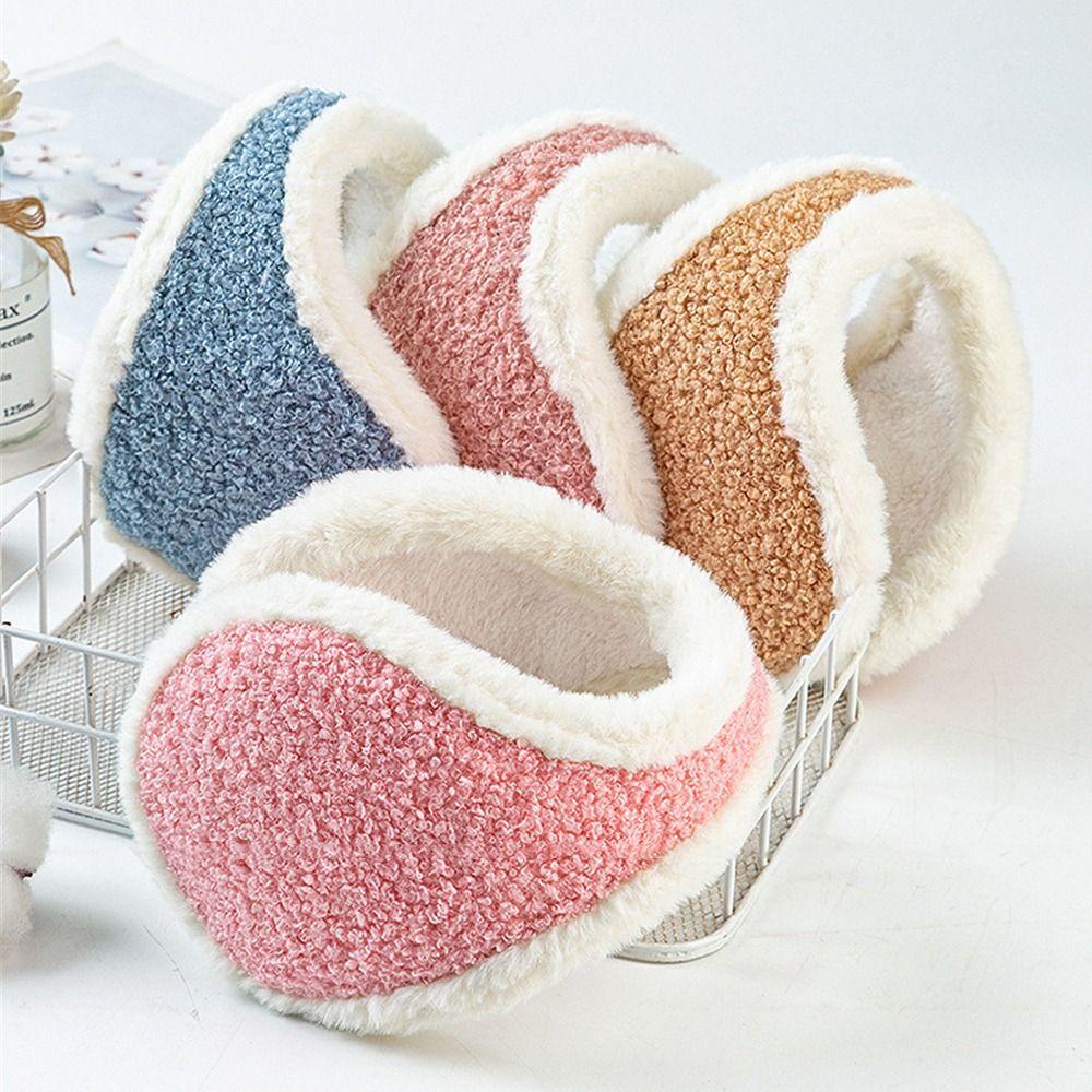 Bịt Tai Chống Gió Bằng Vải Lông Dễ Thương Xinh Xắn