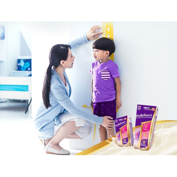 [Date T7/24] Thùng 48 Hộp Sữa nước Pediasure Vani ít ngọt 180ml