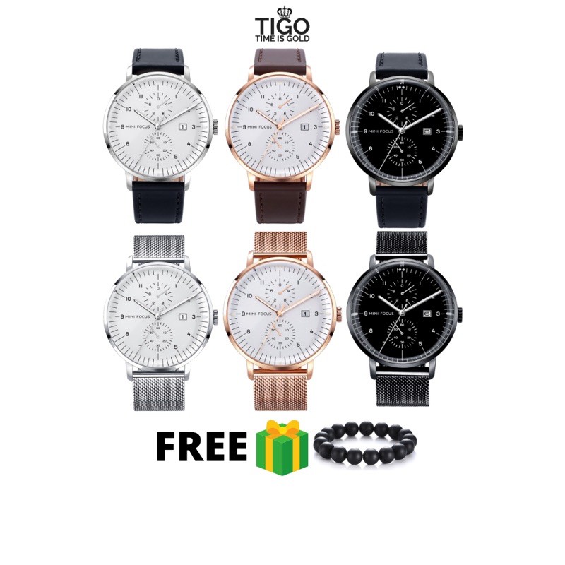 Đồng Hồ Nam Đeo Tay Chính Hãng MINI FOCUS MF0052G.02 Dây Da Thật Màu Nâu Viền Thép Không Gỉ Đẹp Cao Cấp - Có Quà Tặng | BigBuy360 - bigbuy360.vn