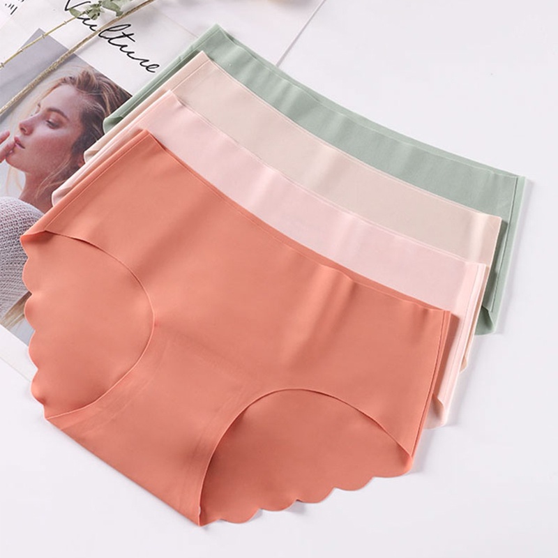 3 Quần lót ECMLN lưng thun co giãn không lộ viền quyến rũ dành cho nữ