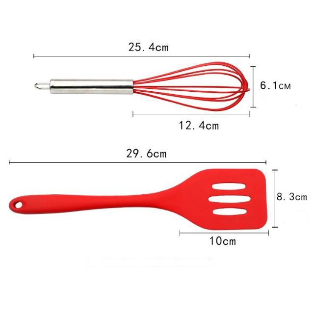 Bộ dụng cụ Silicone 5 món nhà bếp tiện lợi