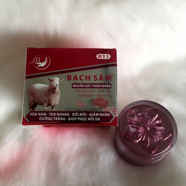 KEM NÁM - TÀN NHANG - ĐỒI MỒI - GIẢM NHĂN - DƯỠNG TRẮNG - PHỤC HỒI DA " BẠCH SÂM" 30g