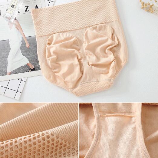 [Mã 12FASHIONSALE1 giảm 10K đơn 50K] Quần lót cotton nữ cạp cao gen bụng | BigBuy360 - bigbuy360.vn