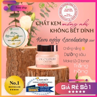 [HÀNG CHÍNH HÃNG ] KEM NGÀY LACO LUXURY -3IN1 - TRẮNG HỒNG TỰ NHIÊN