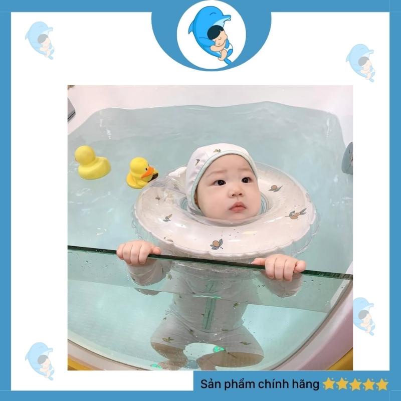 Phao tập bơi có đai chống lật hỗ trợ bé tập bơi dễ dàng, an toàn cho bé từ 0-4 tuổi