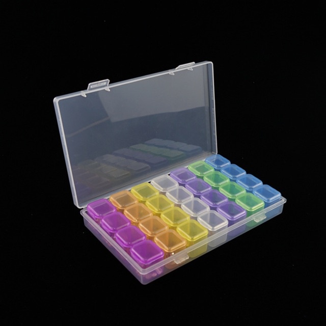 Hộp nhựa tổ ong đựng đồ nail, đựng thuốc