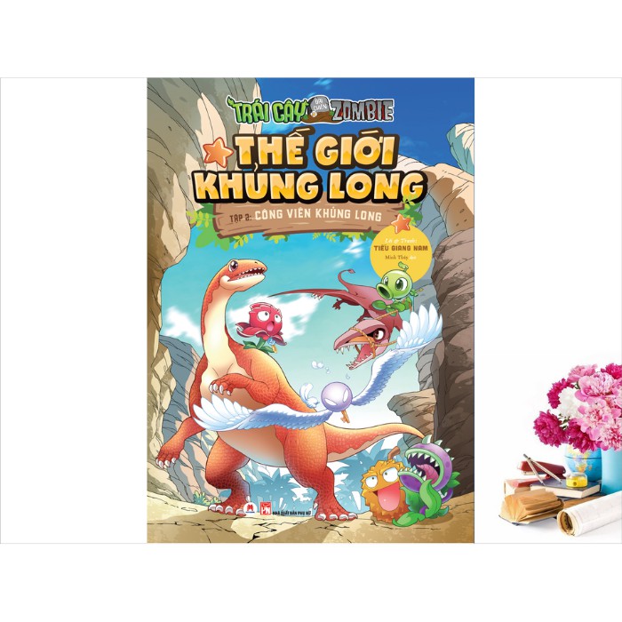 Sách - Trái Cây Đại Chiến Zombie - Thế Giới Khủng Long Tập 2: Công Viên Khủng Long