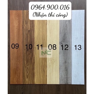 Sàn nhựa giả gỗ 2mm keo sẵn bốc dán ( Nhận thi công tại nhà khu vực Hcm)