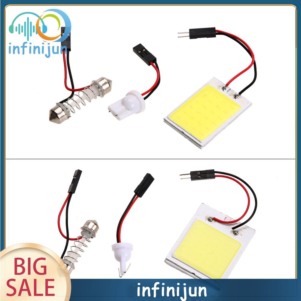 Set 2 Đèn Led T10 9mm Xenon Siêu Sáng Dành Cho Ô Tô