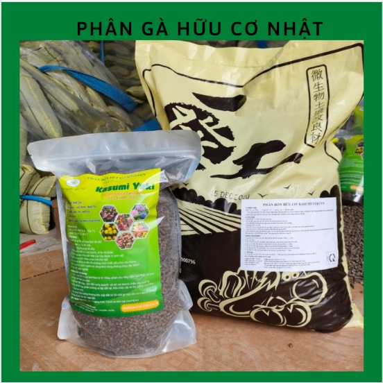 Phân gà hữu cơ vi sinh bổ sung Humic dinh dưỡng cải tạo đất chuyên dùng cho hoa , cây cảnh , rau màui 1kg)