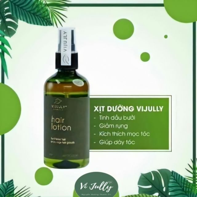 Tinh dầu xịt tóc bưởi 100ml vijuly giúp ngăn ngừa rụng tóc kích thích nhanh mọc tóc trị gàu | BigBuy360 - bigbuy360.vn