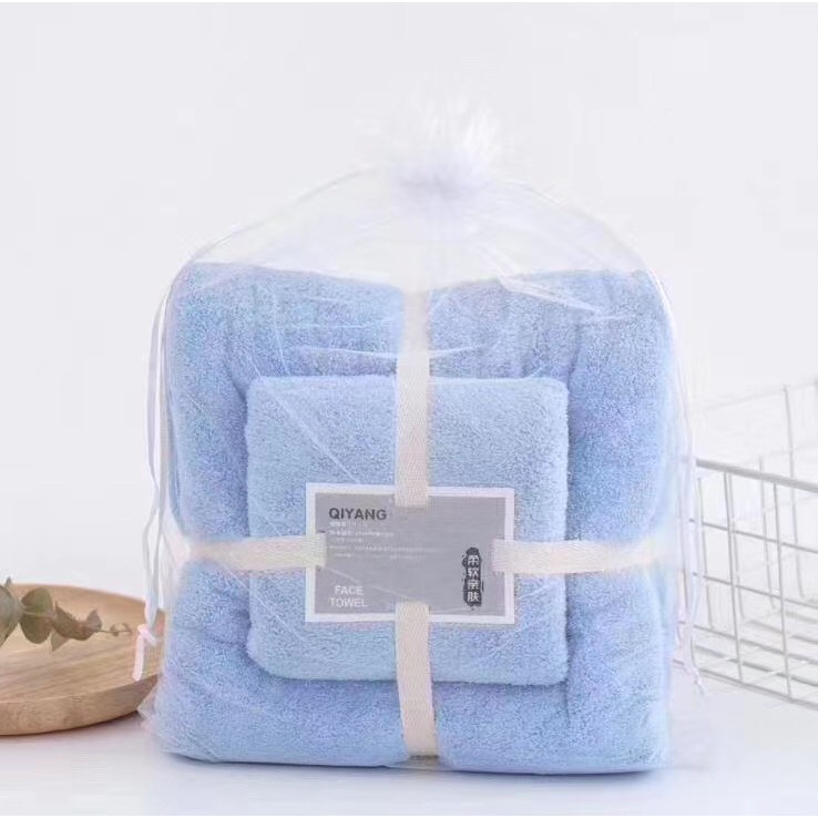 Set khăn tắm kèm khăn mặt hàng đẹp làm quà tặng cho bé