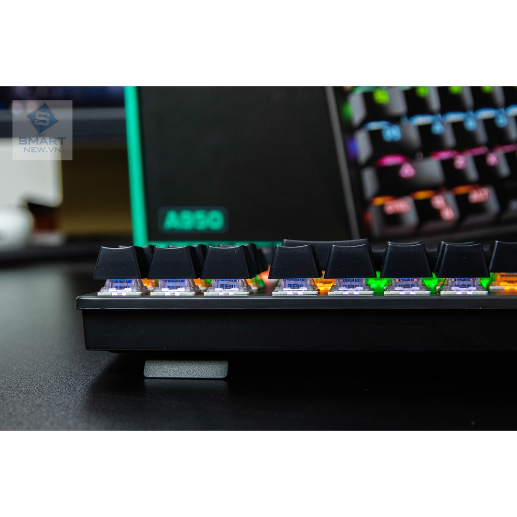 Bàn phím cơ gaming Atas A950 - Blue Switch - LED RAINBOW - Chống nước - 87 Keycap