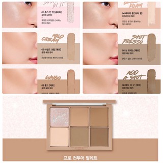 [100% AUTH] Bảng Phấn Má 6 Ô Clio Pro Blusher Palette 19,8g