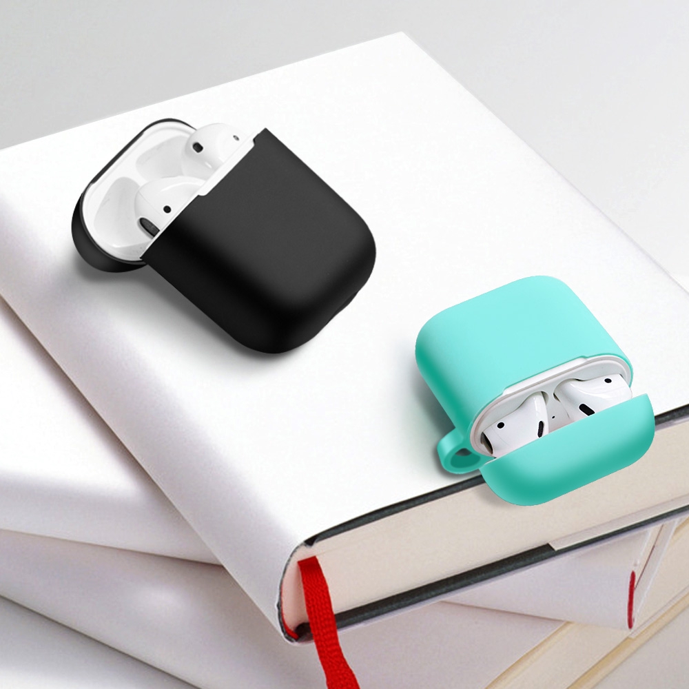 Vỏ Bảo vệ Hộp Sạc HdoorLink Cho Tai Nghe Iphone Airpods 1 / 2 Kèm Móc Khóa