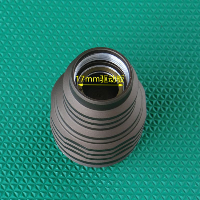 Bộ vỏ đèn pin C8 C8+ loại tốt choá trơn để mod đèn dùng pin 18650 hoặc 21700, tương tự Convoy C8+