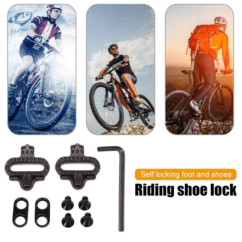 FANIC 1 Set MTB Mountain Bike Pedal Cleats Cleat Racing Riding Cycling Equipment