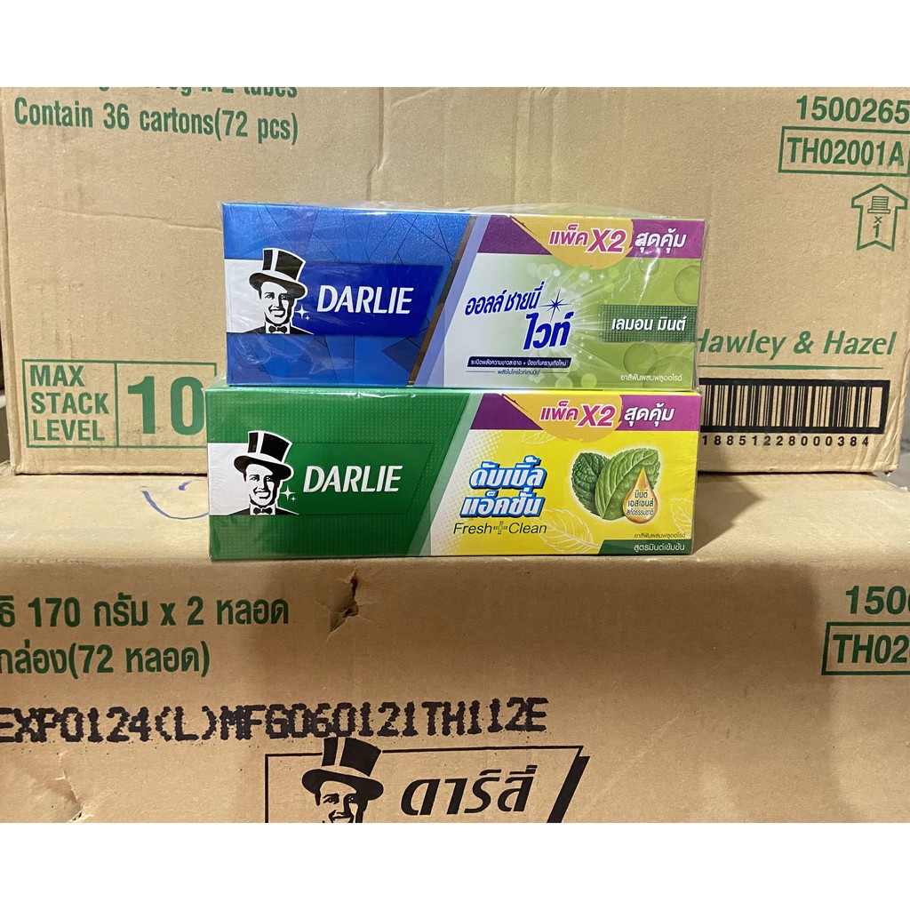 -Hàng bao chuẩn- Kem đánh răng ông tây già Thái Lan Darline