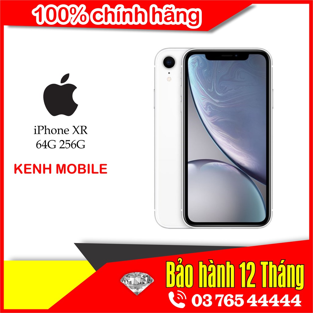 Điện Thoại Apple IPhone XR Quốc Tế & Lock Chính Hãng ĐỦ MÀU 64GB