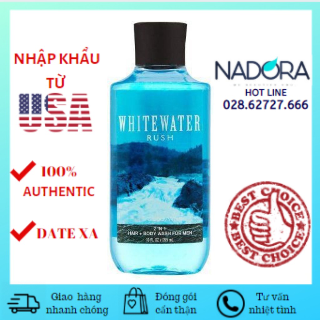 Sữa Tắm Cho Nam Bath and Body Works For Men - Whitewater - 295ml