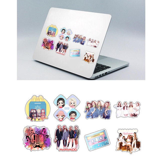Sticker A3 GOT7 MAMAMOO ITZY RED VELVET S30T35 chống thấm nước idol kpop decal sticker dán laptop mũ bảo hiểm vali