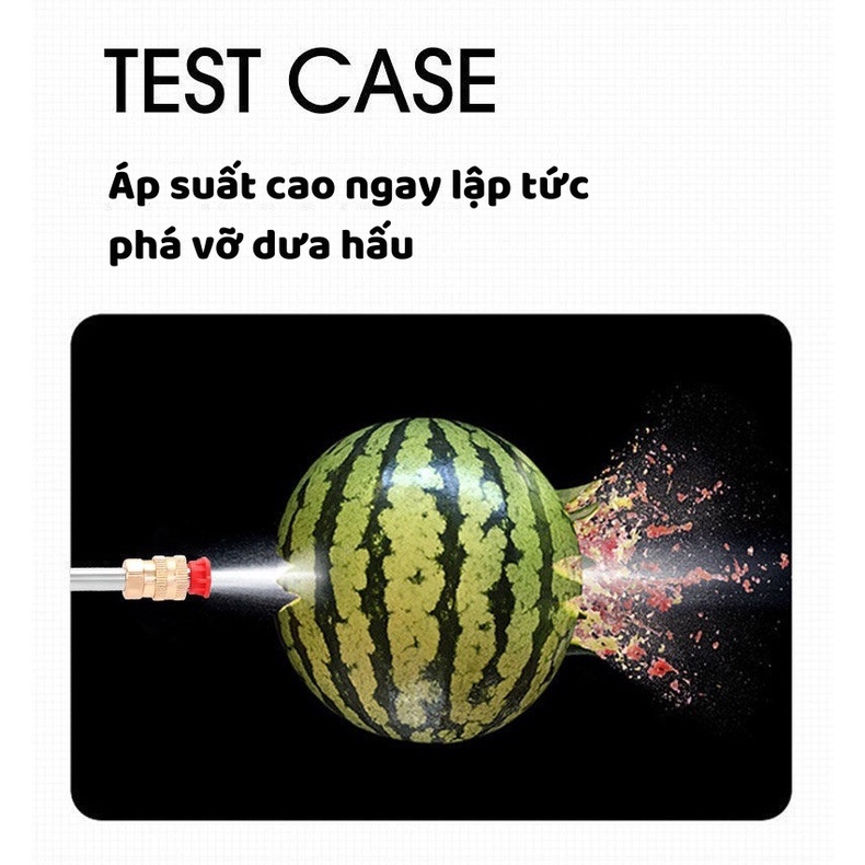 Máy rửa xe mini cầm tay công suất lớn cực tốt để rửa xe, tưới cây, cực kì tiện lợi