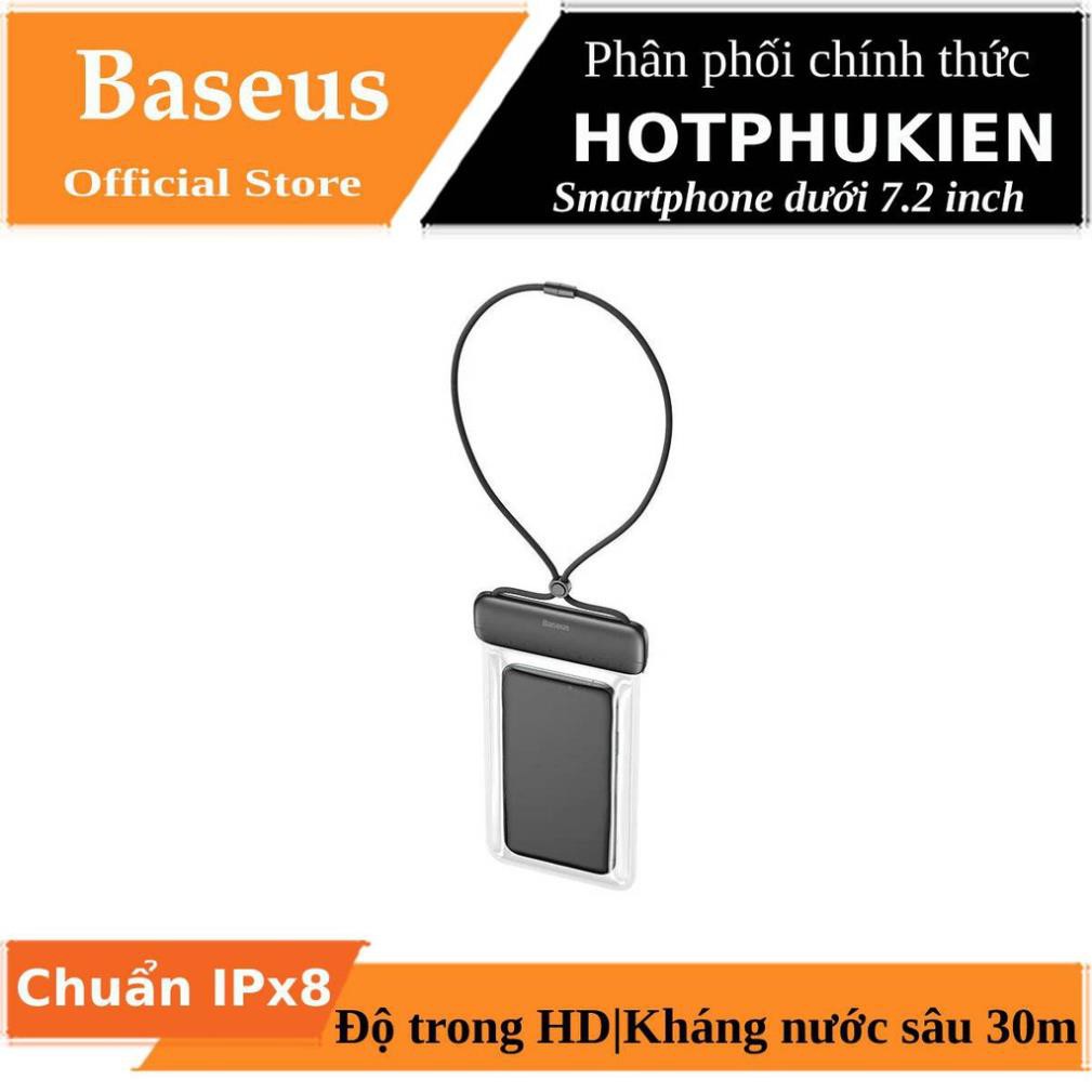 Túi chống nước cao cấp cho điện thoại 7.2 inch trở xuống chuẩn chống nước IPx8 hiệu Baseus Let'sGo - Hàng chính hãng