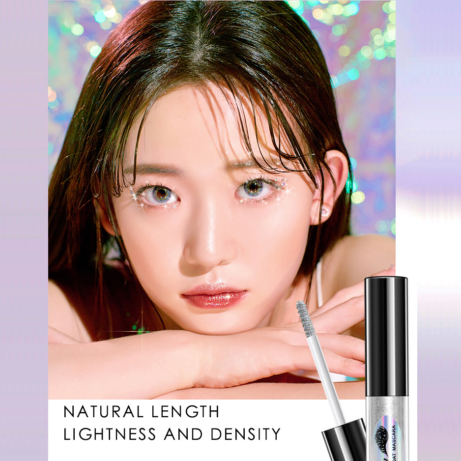 Mascara kim tuyến lấp lánh sợ lụa chống thấm nước tiện dụng