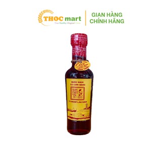 Nước mắm Tĩn cá cơm vàng ruột đỏ 250ml độ đạm 60N đặc sản Phan Thiết chai thủy tinh