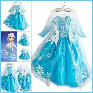Đầm hóa trang Elsa 2-9 tuổi