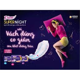 (Mẫu mới) Băng vệ sinh Diana Night 35cm