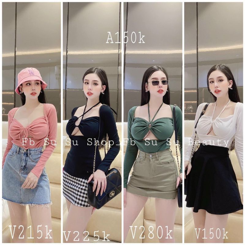 ÁO THUN KIỂU DÂY RÚT NGỰC ( có mút )