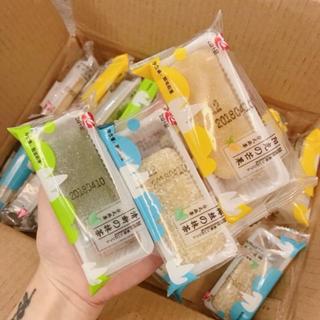 3 bánh mochi dài 3 vị (Trà Xanh/ Trà xanh phủ dừa/ Xoài)