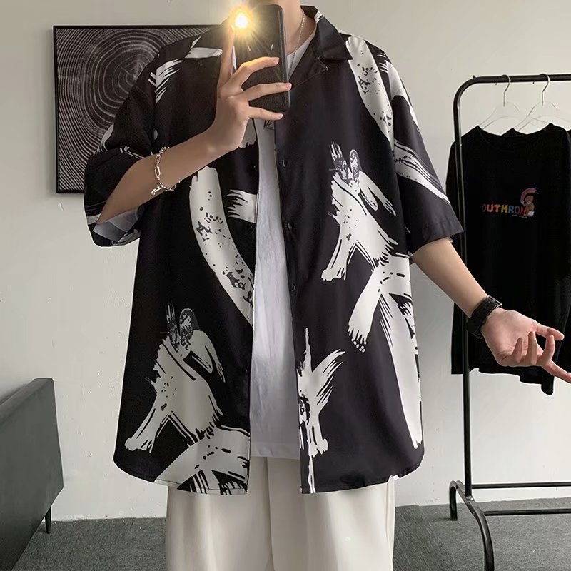 Áo Sơ Mi Nam Tay Ngắn Phong Cách Thời Trang Hàn Quốc | BigBuy360 - bigbuy360.vn