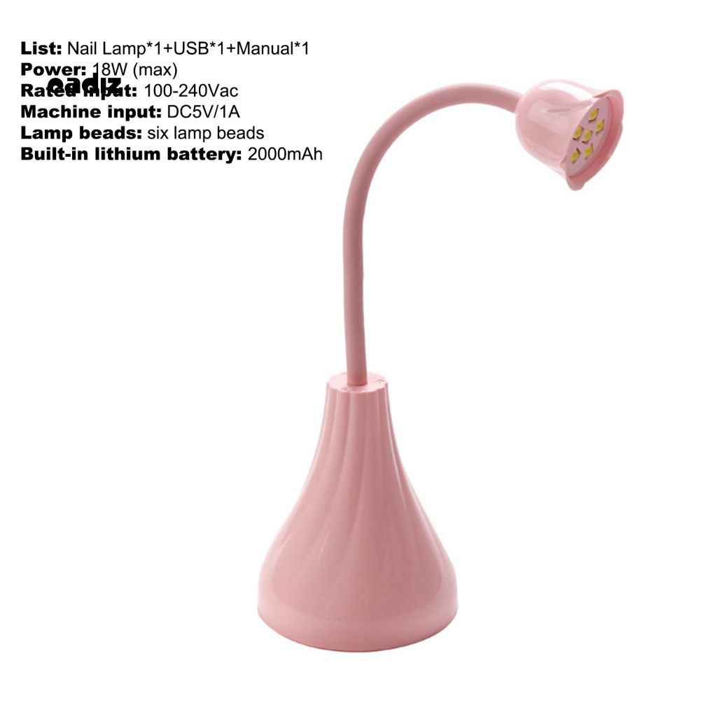 Đèn Sấy Khô Móng Tay Để Bàn Cổng Sạc USB Chất Lượng Cao Cho Nữ