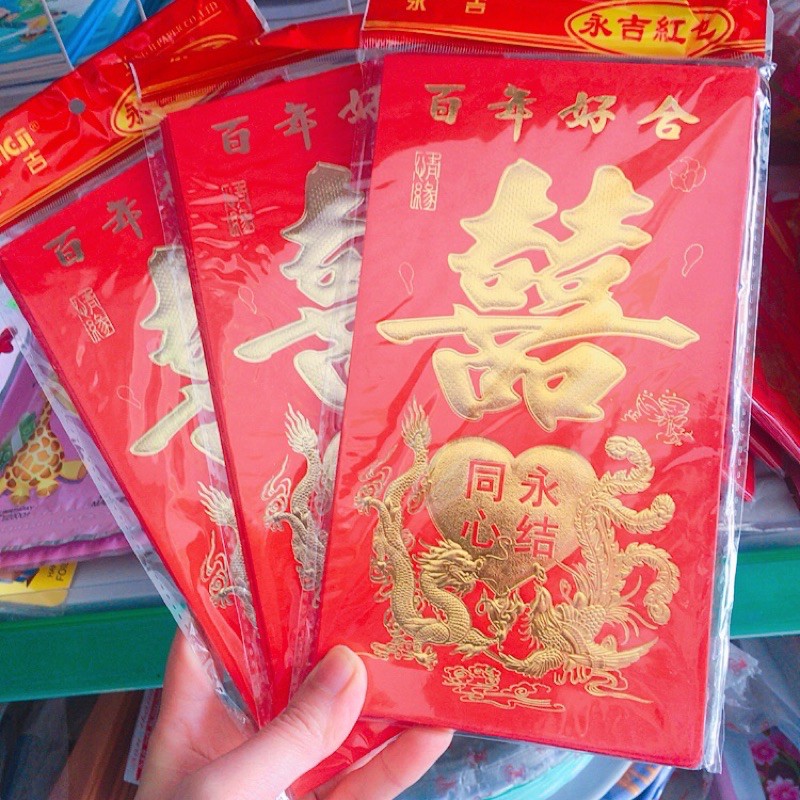Bao lì xì 🧧 nạp tài đám cưới nhà trai 7k/cái bao lớn