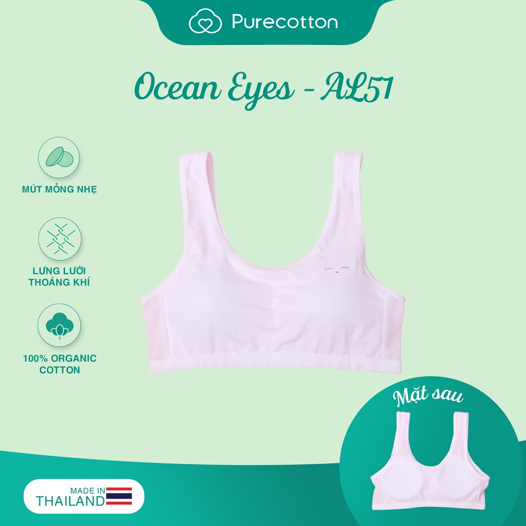 Bộ sưu tập DROOPY EYES áo lót học sinh Purecotton chất liệu cotton cao cấp PC028