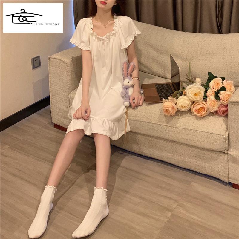 Đầm Ngủ Kiểu Công Chúa Thời Trang Mùa Hè Dễ Thương Cho Nữ