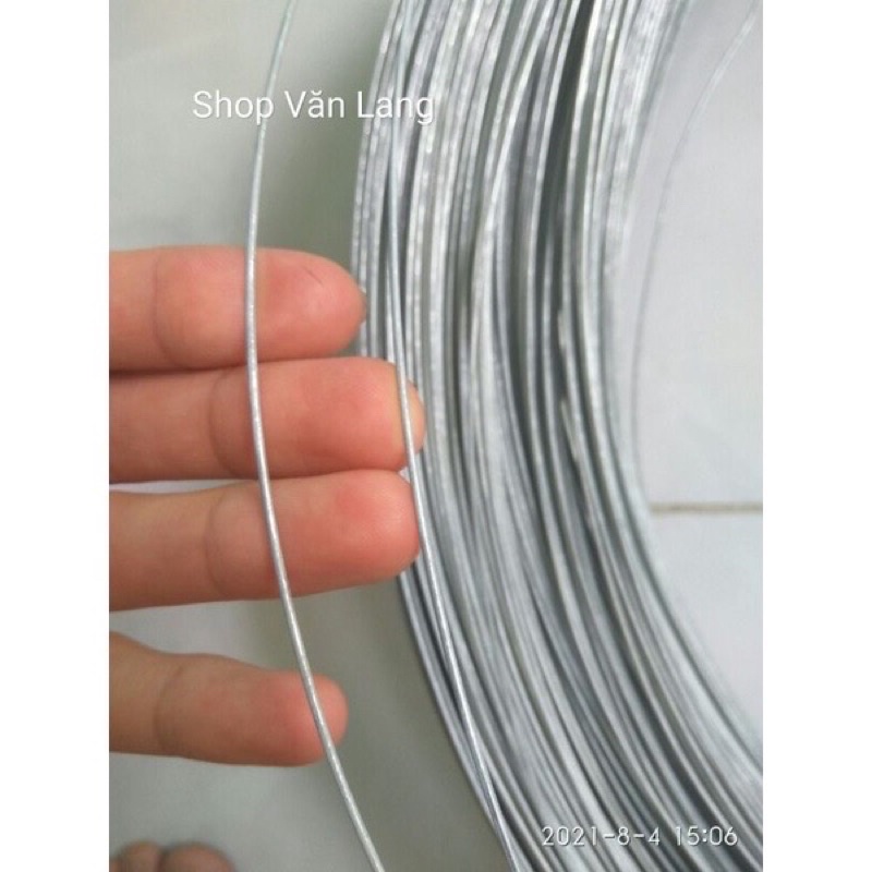 Dây thép mạ kẽm đủ loại 0,5 li, 1 li, 2 li, 3 li, 4,5li hàng đẹp
