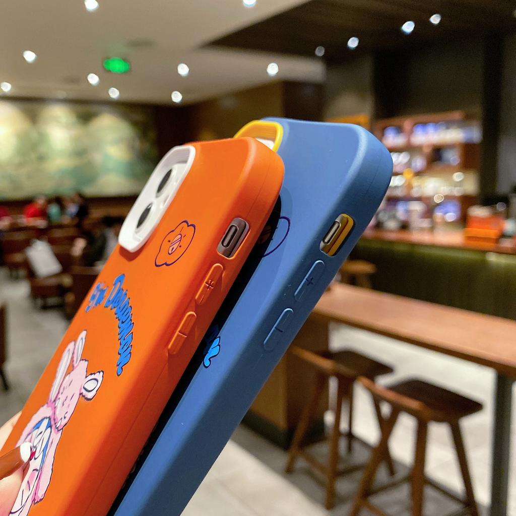 Ốp điện thoại TPU in hình Doraemon 3 trong 1 cho IPhone 13 12 11 7Plus X Xs Max XR