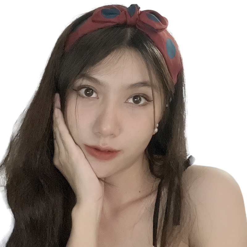 Cài tóc nơ xinh thời trang nữ dễ thương - Băng đô tóc nơ xinh