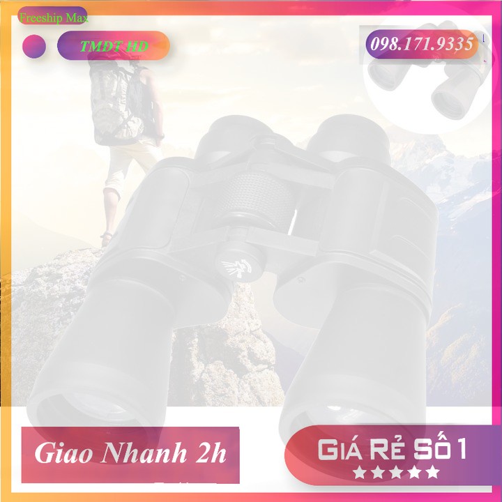 ⚡ Ống nhòm du lịch 2 mắt BINOCULARS 20x50  ⚡ Panda 2 mắt ⚡  Điều Chỉnh Lấy Nét Ở Trung Tâm Trên Cả 2 Mắt ⚡Freeship