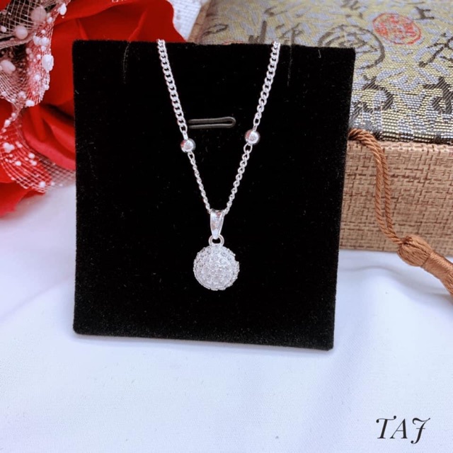 DÂY CHUYỀN MẶT ĐÁ CAO CẤP - DÂY CHUYỀN BẠC S99