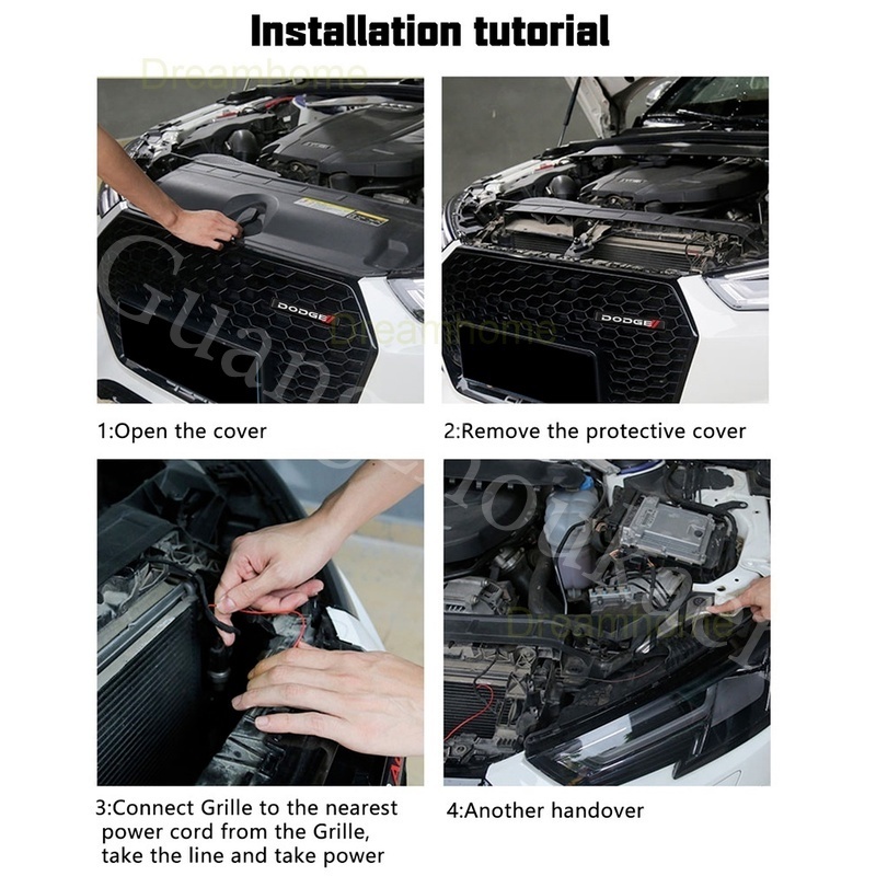 Logo Đèn Led Gắn Mui Xe Hơi Hyundai I10 Santafe Tucson Accent Kona I20 Creta Veloster Palisade Avante Ioniq Sonata Vence Elantra Santro