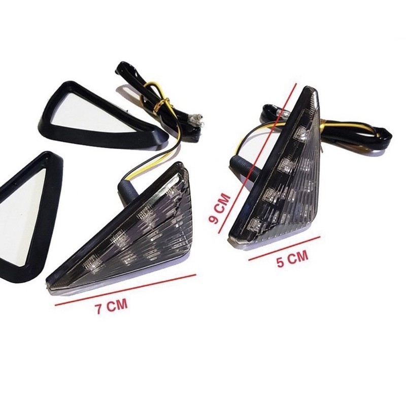 Cặp đèn xi nhan led hình tam giác cho winner X