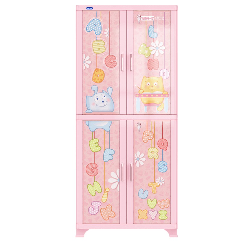 Tủ Quần Áo Nhựa Duy Tân Wing-4C 70 X 50 X 160cm (HỒNG)- GIAO NHANH 2H LIÊN HỆ SHOP | BigBuy360 - bigbuy360.vn