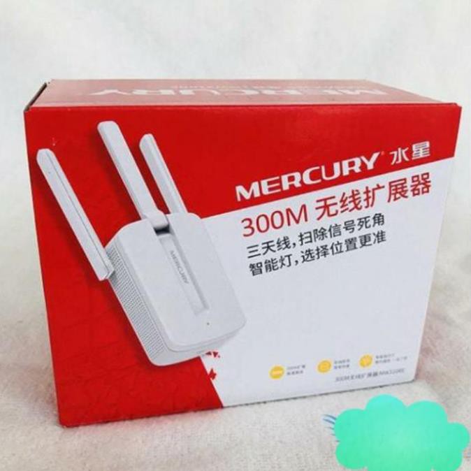 Bộ Kích Wifi 3 Râu Mercury Cực Mạnh, Kích sóng ,Tăng Sóng Tiếp nối sóng Wifi