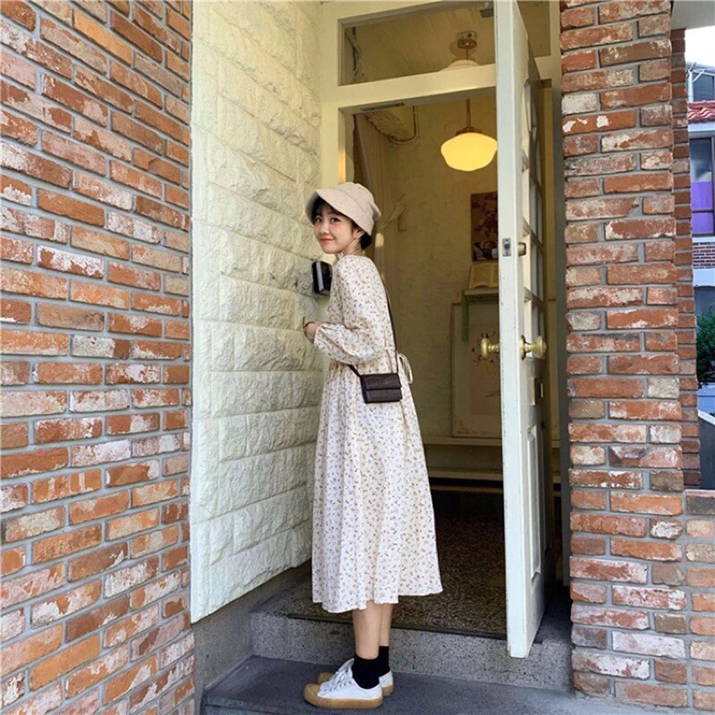 ĐẦM BABY DOLL HOA NHÍ VITAGE, PHONG CÁCH HÀN QUỐC | BigBuy360 - bigbuy360.vn