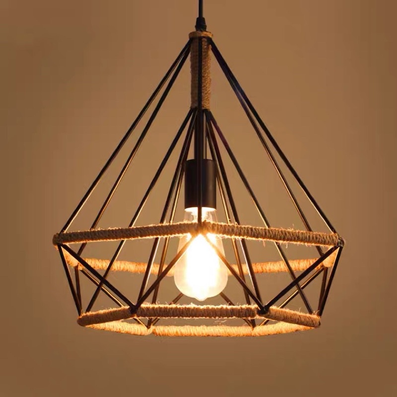 Đèn thả kim cương cuốn dây thừng DT 6528 - nhận đơn từ 3 chiếc