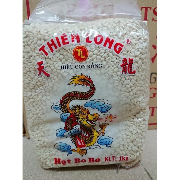 1kg hạt bobo (hạt ý dĩ) thiên long nguyên hạt dẻo